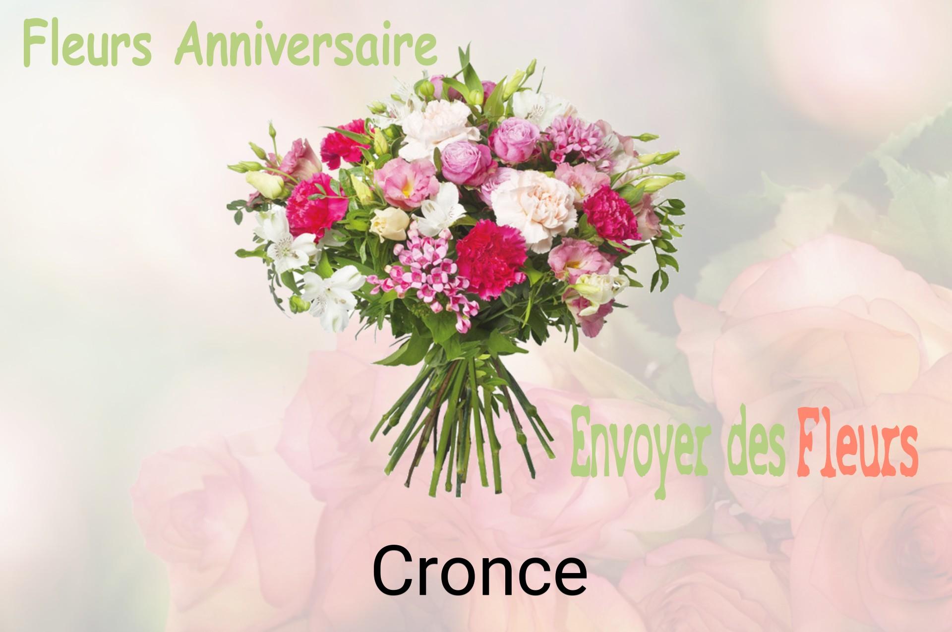 Bouquet de fleurs d’anniversaire livré à Cronce